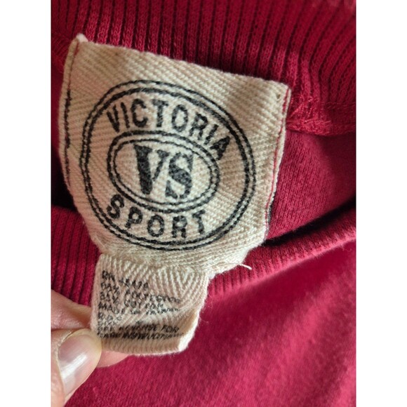 Victoria's Secret VTG 90s Y2K Sweatshirt Color Blocked Pullover Sweatshirt Sz S - Picture 6 of 6